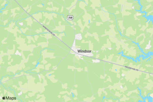 Run Through the Heart 5k location map image