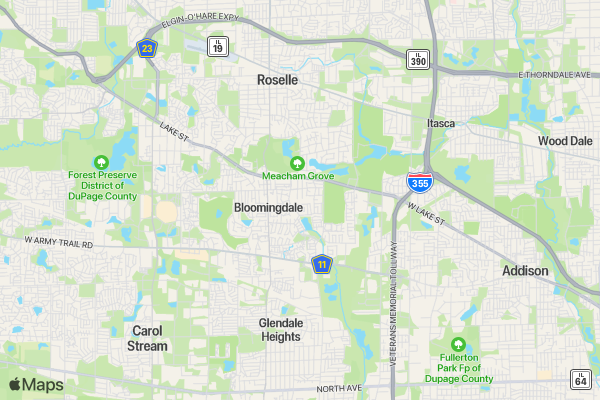 Run, Walk & Roll 5K/1Mile location map image
