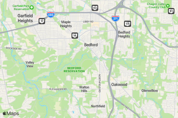 Omega Run/Walk For Scholarship location map image