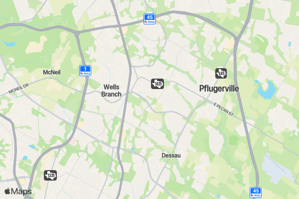 Run with Heart Race AUSTIN location map image