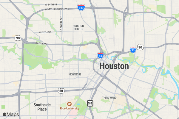 Run with Heart Race HOUSTON location map image