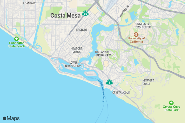 Run4Sharks & Ocean Health Fair 5k/1mi Fun Run location map image