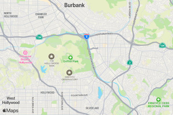 Runners High 5k location map image