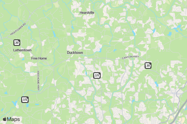 Running as Winners location map image