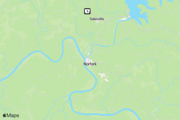 Running for a Reason 5K location map image