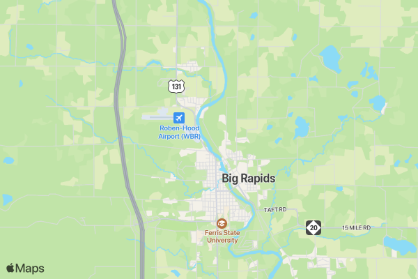 Running for Angels location map image