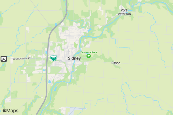 Running For The 46 5k location map image