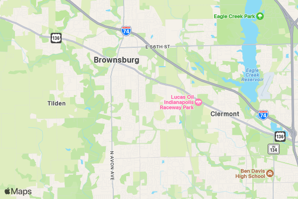 Running of the Bulldogs 5k location map image