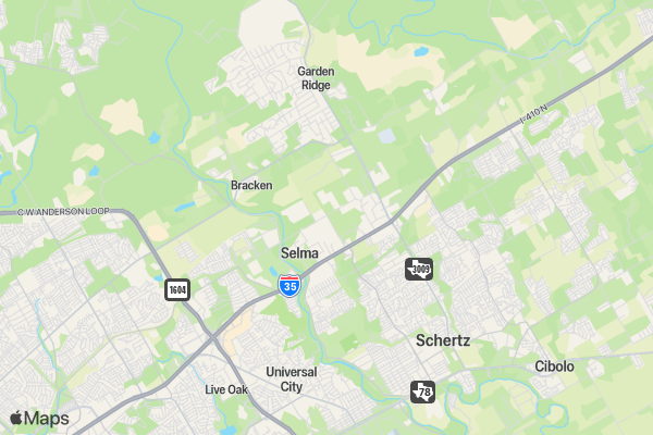 SA Young Marines Drug Demand Reduction DASH 5K location map image