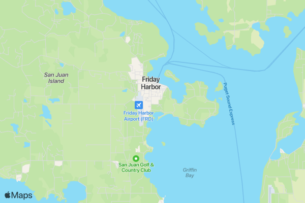 SAFE on the Rocks Twilight Glow 5k - San Juan Island location map image