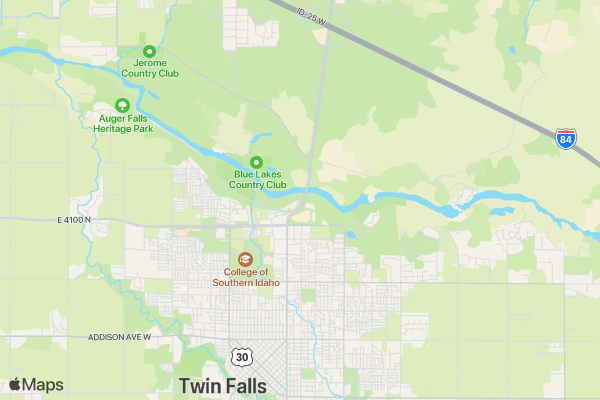 Saint Edwards 5k and Kids Run location map image