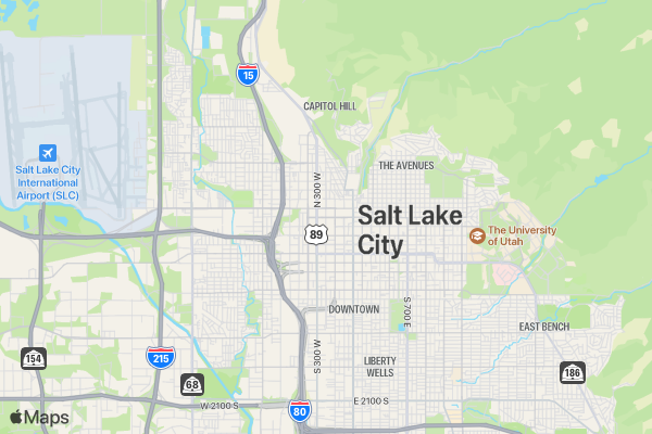 Salt Lake City Hoopfest location map image