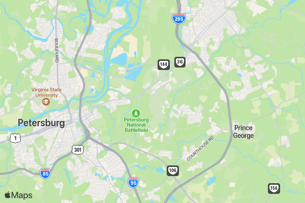 SAMC 3K Youth Empowerment Run/Walk location map image