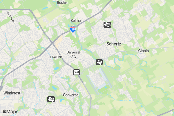 San Antonio Track Club-Youth Fun Run location map image