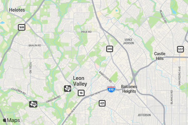 San Antonio Welcome Walk location map image