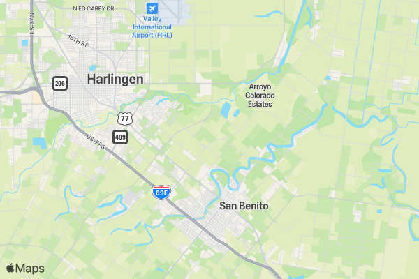 San Bentio NJROTC 5k 2nd Annual RUN   location map image