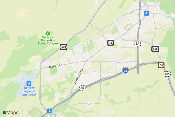 San Isidro 5K location map image