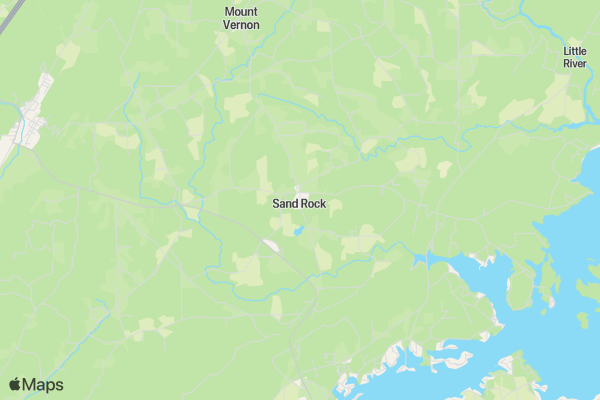 Sand Rock Halloween 5K & Monster Mile location map image
