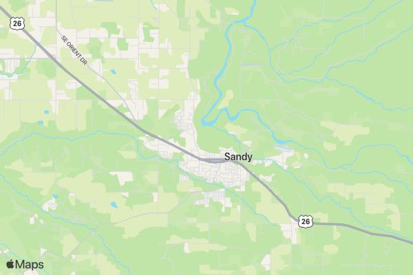Sandy River Run location map image