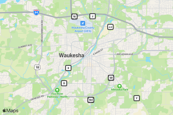 Santa 5K Run & Walk location map image