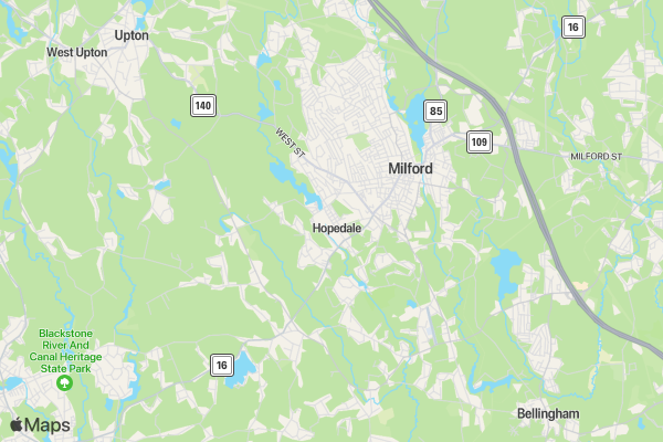 Santa Fun Run location map image
