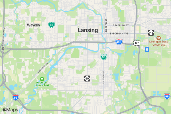 Santa Run location map image