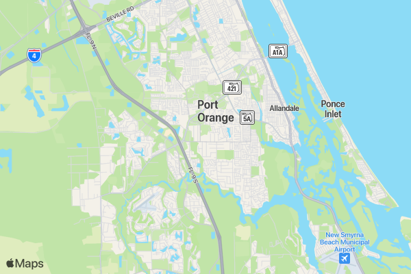 Savanna and David Mohney 5K location map image