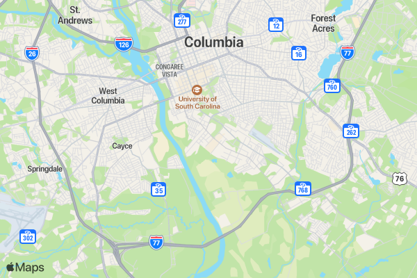 SC WOD For The Fallen location map image