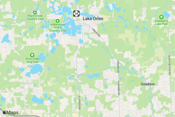Schrauger Memorial 5K and 1 Mile Fun Run location map image