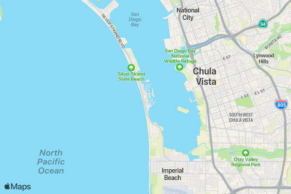 Seabee Ball 5K location map image