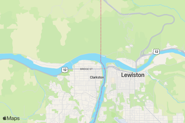 Seaport Striders Lewis-Clark Half Marathon & 5K Fun Run location map image