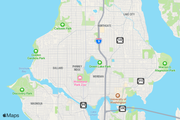 Seattle 4/20 Stoner Run location map image