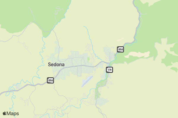 Sedona Turkey Trot location map image