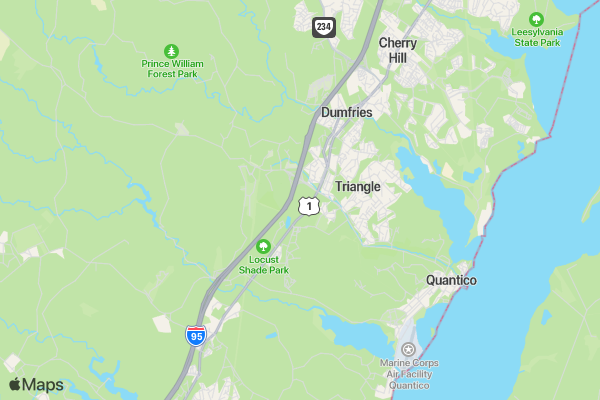 Semper K9 4th Annual Hero Hike 5K location map image
