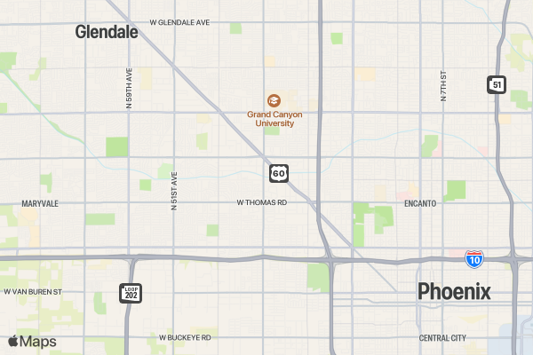 September Run for Coffee Lovers 5K/10K/13.1 PHOENIX location map image