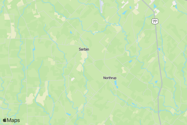 Serbin Voyagers 5k/Kid's K location map image