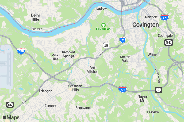 Serve Lead Inspire 5K location map image