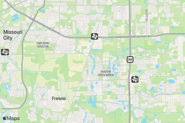 Shadow Creek Ranch Sprint Triathlon and Duathlon location map image
