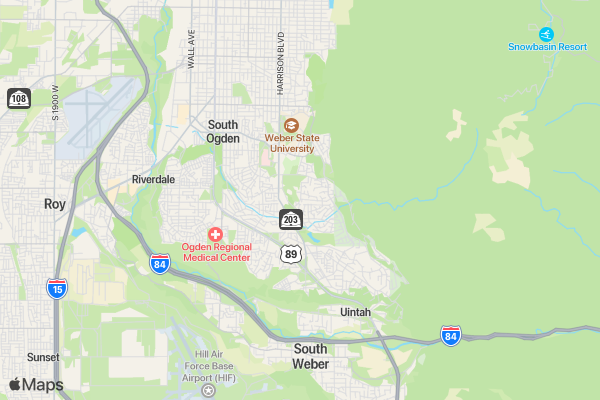 Shadow Valley 5k location map image