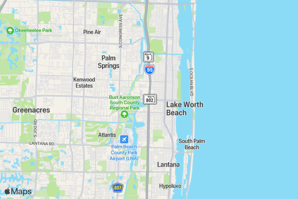 Shake, Rattle & Run 5K location map image