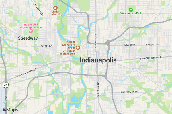 Shamrock 5K Beer Run - Indianapolis location map image