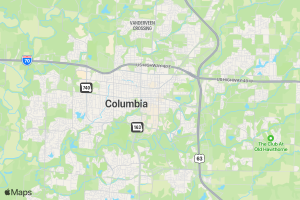 ShamRox Columbia 15K/5K location map image