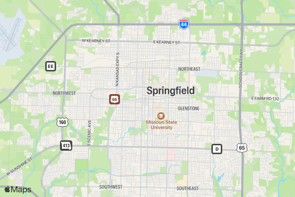 ShamRox Springfield 15K & 5K location map image