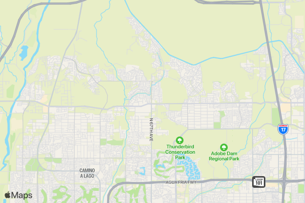Shannon Anderson 5K Fun Run location map image