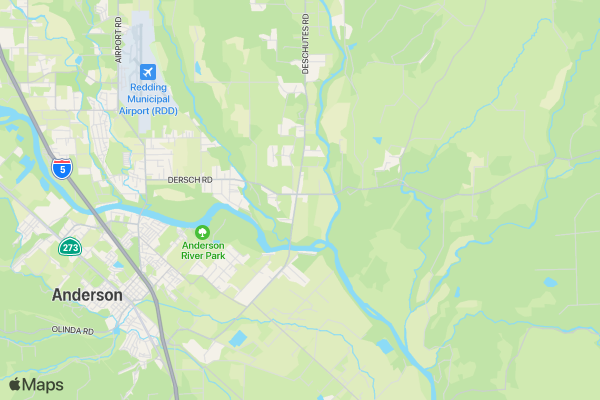 Shasta Mud Run location map image