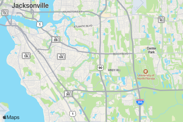 Sheaves For Christ Walk-A-Thon location map image