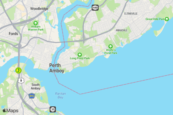 SI Father's Day 5K location map image
