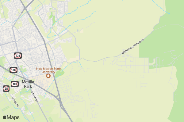 Sierra Vista Trail Run location map image