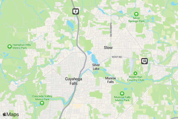 Silver Lake Elementary 5K location map image