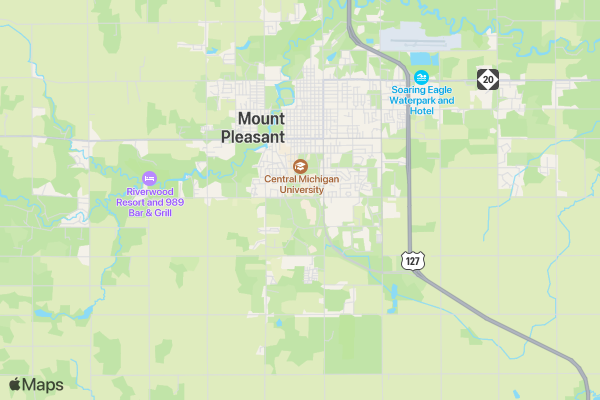 SLHC Autism 5k location map image